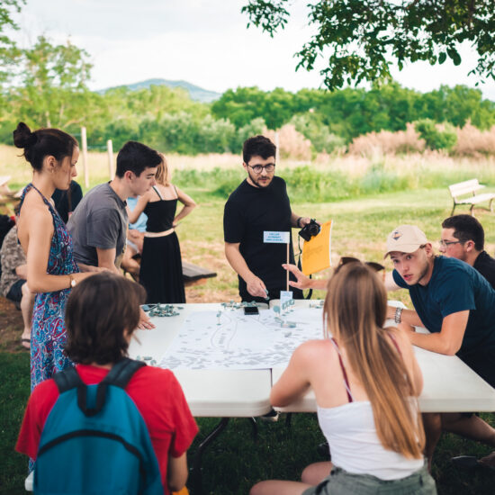 Animation d'un atelier participatif de co-conception en urbanisme.